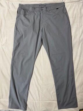 Travis Mathew Size 38 Light Gray Performance Chinos